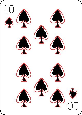 jeu de carte (glissé(e)s) 49